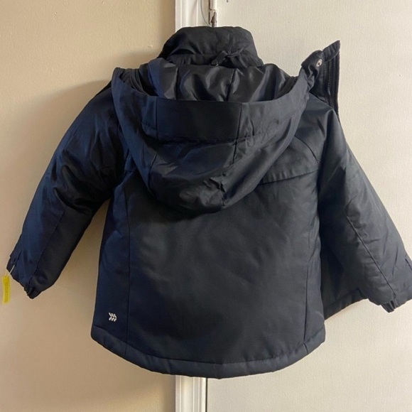 All in Motion Kids Black Puffer Jacket 2 in 1 XS NWT - Picture 10 of 12